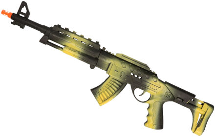 Toi-Toys Geweer - militairen speelgoed - met geluid - camouflage - 67 cm