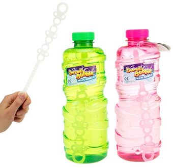 Toi-Toys Incredi Bubble - Wave Bubbles Bellenblaas - 12 delige bellenblaas - Maak mega veel bellen + 1 Liter Zeep fles