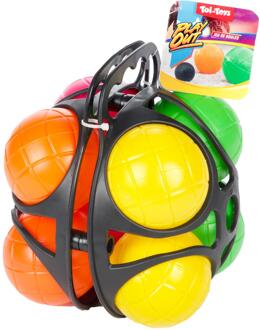 Toi-Toys Jeu de boules set - 9-delig - Kaatsbal - Petanque - Cochonnette - speelgoed