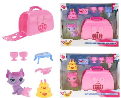 Toi Toys Katten speelset met draagkofer