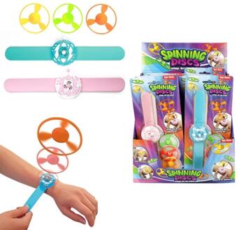 Toi-Toys Klaparmband met afschieter en 3 discs verschillende