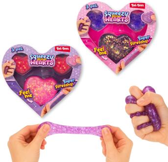 Toi-Toys Knijphartjes SugarGlitter 4,5-6,5cm 3st verschillende