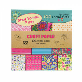 Toi-Toys Knutselset Craft Paper 20 X 20 Cm Junior 100 Vellen Multikleur