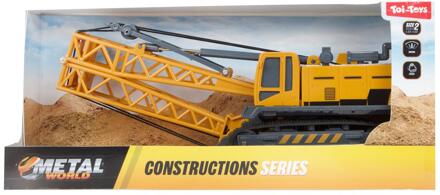 Toi-Toys Kraanwagen Metal Junior 1:55 Staal Geel/zwart