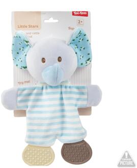 Toi-Toys Little Stars Baby knisperdoek+bijtring verschillende