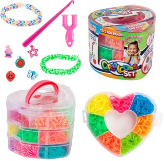 Toi-Toys Loombandset 2700st in hart-bewaardoos