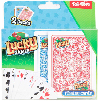Toi-Toys Lucky Games - Speelkaarten (2 pakjes)