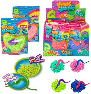 Toi-Toys Magische worm met mini wormpjes 30gr verschillende
