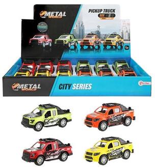 Toi Toys Pick-up truck metaal 10cm Multikleur