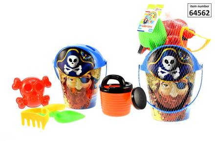 Toi-Toys Piraten strandset de luxe 5 delig