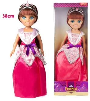Toi-Toys Princess Friends Pop Prinses 38cm roze