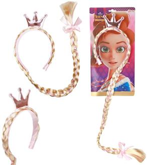 Toi-Toys Prinses Fr. diadeem+vlecht+kroon 12711B Multikleur