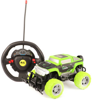 Toi-Toys RC jeep 18 cm groen/zwart