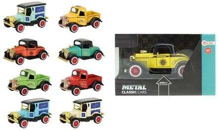 Toi-Toys Schaalmodel Classic Cars Die-cast Geel/zwart 12 Cm