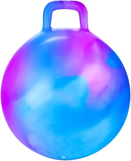 Toi-Toys Skippybal marble - blauw/paars - D45 cm - buitenspeelgoed voor kinderen