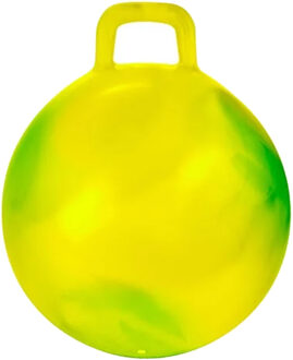 Toi-Toys Skippybal marble - geel/groen - D45 cm - buitenspeelgoed voor kinderen