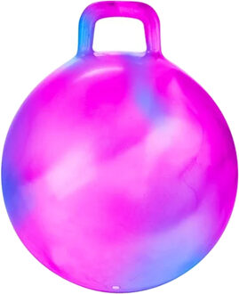 Toi-Toys Skippybal marble - roze/blauw - D45 cm - buitenspeelgoed voor kinderen