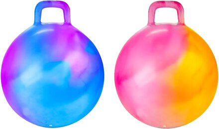 Toi-Toys Skippybal marble set - 2x - D45 cm - buitenspeelgoed voor kinderen