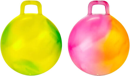 Toi-Toys Skippybal marble set - 2x - D45 cm - buitenspeelgoed voor kinderen