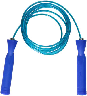 Toi-Toys Springtouw - blauw - 280 cm - met kunststof handvatten