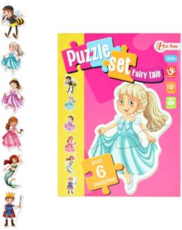 Toi-Toys sprookje puzzelset incl 6 puzzels