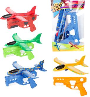 Toi-Toys Toi Toys AIR Foam vliegtuig 24cm verschillende