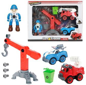 Toi-Toys Toi Toys Cars&Trucks Speelset Hulpdienst Met Accessoires multi