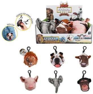 Toi-Toys Toi Toys Dieren sleutelhanger met geluid verschillende