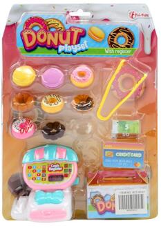 Toi-Toys Toi Toys Donut Speelset - Combineer Donuts +kassa+tang Assorti