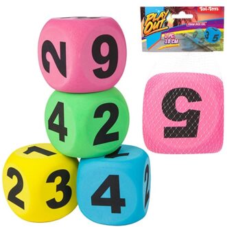 Toi-Toys Toi Toys Foam dobbelsteen XXL 10cm