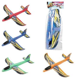 Toi-Toys Toi Toys Foam vliegtuig 36cm + stickers verschillende