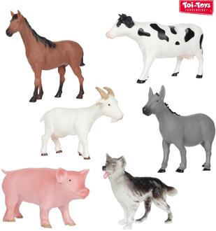 Toi-Toys Toi Toys Groot zacht boerderijdier verschillende