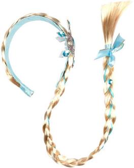 Toi-Toys Toi Toys Ice princess Diadeem met vlecht blauw