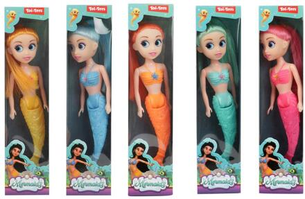 Toi-Toys Toi Toys Mermaids Zeemeerminpop Met Buigbare Staart 18cm multi