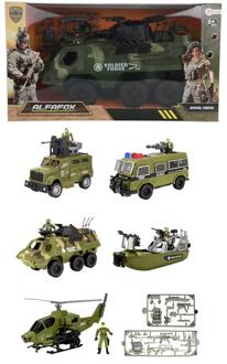 Toi-Toys Toi Toys Militair voertuig + accessoires