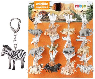 Toi-Toys Toi Toys Mojo Sleutelhanger Safaridier wit