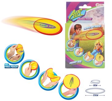 Toi-Toys Toi Toys Opvouwbare frisbee in hoesje verschillende