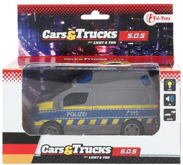 Toi-Toys Toi Toys Politiebus 12cm (Duitse versie)