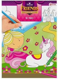 Toi-Toys Toi Toys Princess friends kleurboek 96p.