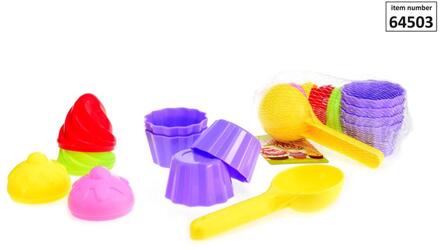 Toi-Toys Toi Toys Strandsetje Cake Series in net