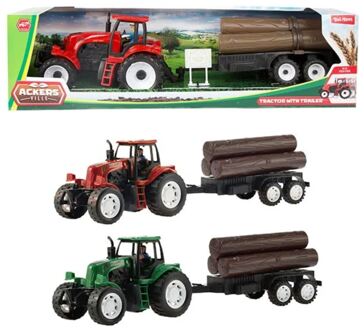 Toi-Toys Toi Toys Tractor met aanhanger 44cm verschillende