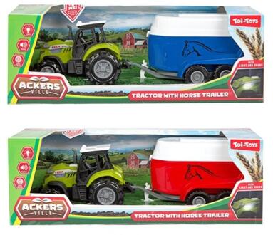Toi-Toys Toi Toys Tractor met trailer 10cm verschillende