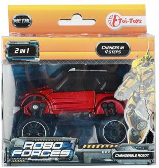 Toi-Toys Toi Toys Veranderrobot pick-up truck rood