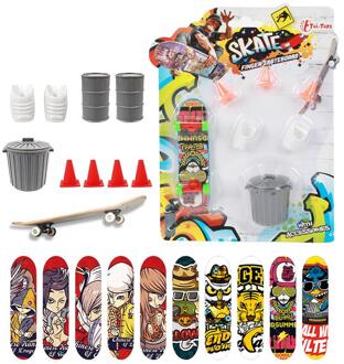 Toi-Toys Toi Toys Vingerskateboard Met Accessoires verschillende