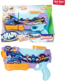 Toi-Toys Toi Toys Waterpistool Quick fill X600 blauw