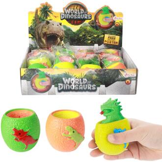 Toi-Toys Toi Toys World Of Dinosaurs Knijpei Pop-out Dino Assorti