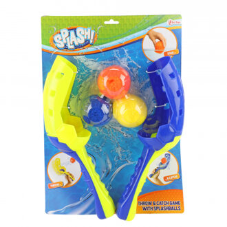 Toi-Toys Vangspel inclusief Waterballen - 3 waterballen - 5-delig Geel