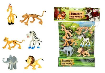 Toi-Toys Vriendelijke Wilde Dieren, 6st