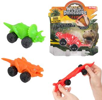 Toi-Toys World of Dinosaurs Kneeddino auto Morph verschillende