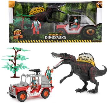 Toi-Toys World of Dinosaurs Speelset Jeep met Dino